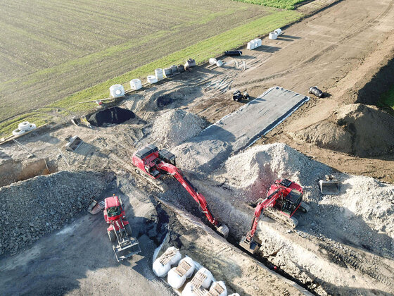 Stricker Strassen Tiefbau Kanalarbeiten 