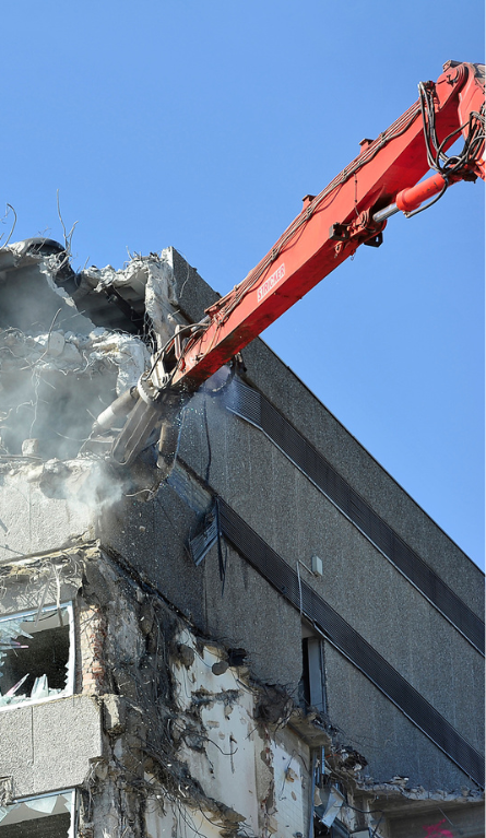 Rückbau:<br><strong>Abbrucharbeiten, Rückbau, Demontage</strong>